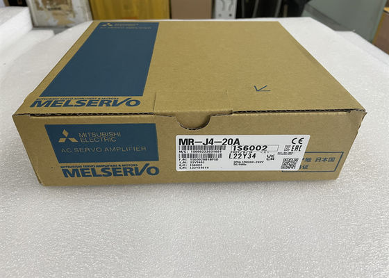 M. servo industriel phase J4 AC170 V de Mitsubishi d'entraînement de MR-J4-20A 200W de 3