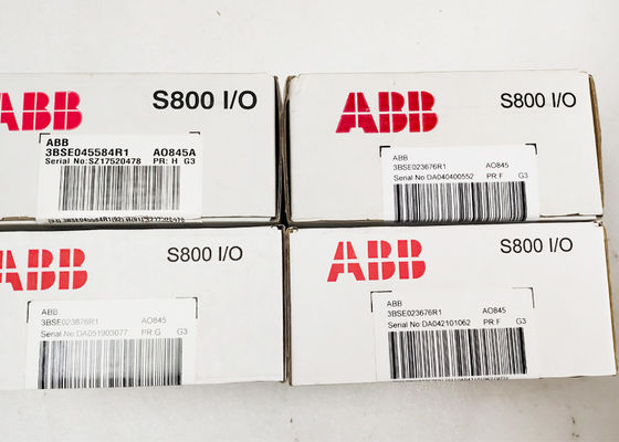 AO845 3BSE023676R1 S800Analogue module d'entrée de sortie Plc Unité S/R HART 8Ch