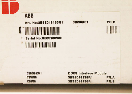 Matériel analogue de module de la communication I O d'interface de CI858K01 3BSE018135R1 DriveBus