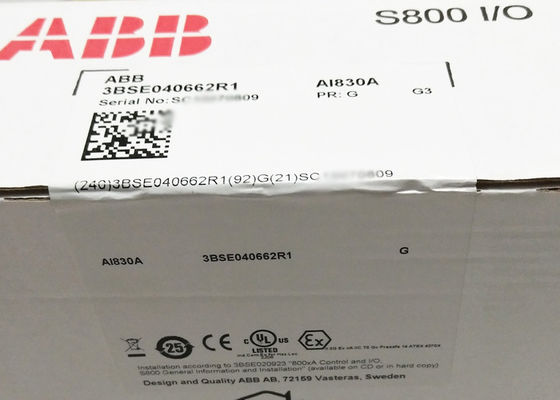 PLC Pt100 Mini Programmable Logic Controller 3BSE040662R1 d'AI830A