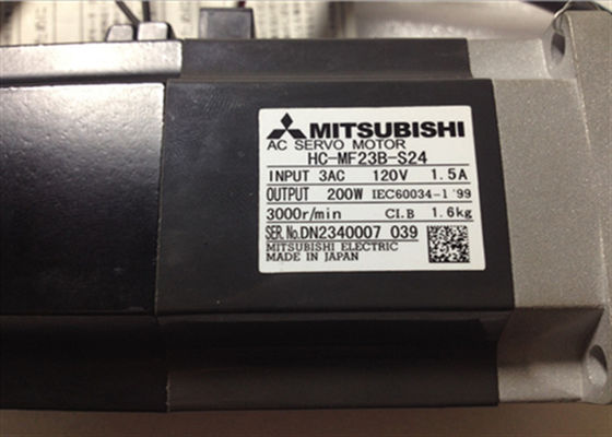 Moteur servo industriel 3000RPM 200W 3AC de HC-MF23B-S24 Mitsubishi