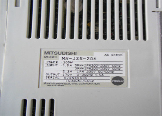 Le servo industriel à C.A. de Mitsubishi conduit l'amplificateur servo de MR-J2S-20A NOUVEAU
