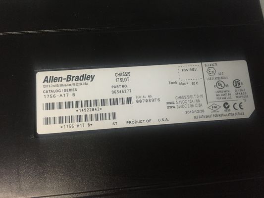 AB 2,8 A/2.8 un module 1756-A17 de châssis de série de ControlLogix