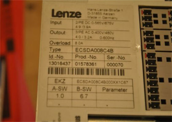 SYSTÈME SERVO ECS-APPLICATION du MODULE ECS-SERVO d'AXE de Lenze ECSDA008C4B