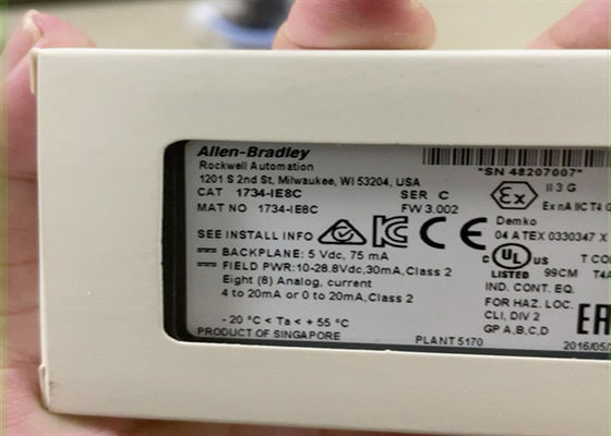 Le module de 1734-IE8C AB Digital I O ME DIRIGENT dc 24V 8 analogue d'O