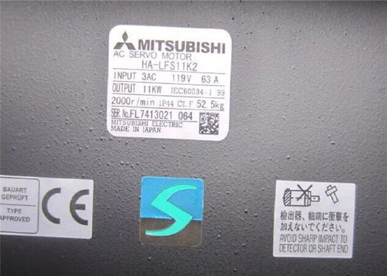 Moteur servo industriel 11.0kW triphasé 2000 t/mn de HA-LFS11K2 Mitsubishi
