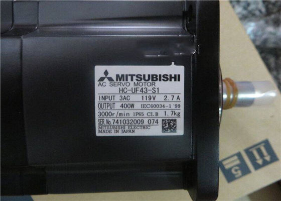 Moteur servo industriel 3000rpm à C.A. du moteur HC-UF43-S1 de Mitsubishi 400W NOUVEAU en stock