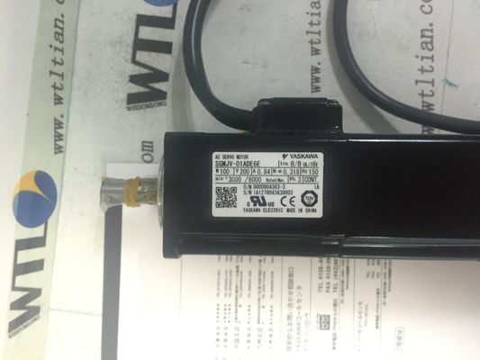 MOTEUR SERVO industriel 100W 3000RPM 200V à C.A. de moteurs de servo de SGMJV-01ADE6E