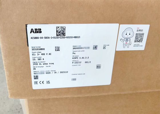 Commande de l'inverseur ACS880 de la fréquence ACS880-04-585A-3+D150+L502+N5050+K454+E200