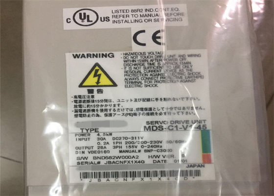 Le lecteur servo MDS-C1-V1-45 à C.A. Mitsubishi de MELSERVO remplacent le NOUVEL état MDS-B-V1-45