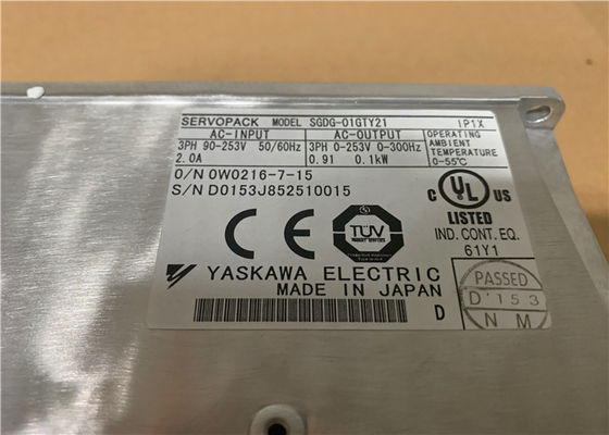 Le paquet servo industriel YASKAWA SGDG-01GTY21 ÉLECTRIQUE SERVOPACK à C.A. a entré 90-253V