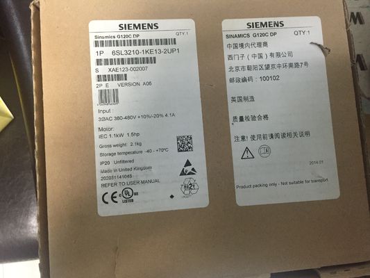 6SL3210-1KE13-2UP1 Siemens SINAMICS G120C a évalué le powerc 11KW   avec la surcharge de 150%