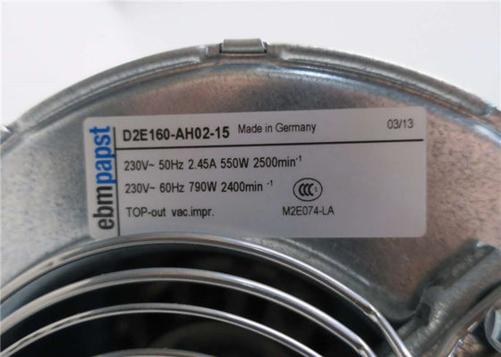 Fan centrifuge D2E160-AH02-15 d'EBMPAPST pour le ventilateur d'Industrail d'inverseur d'ABB VFD ACS800