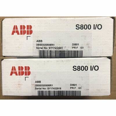 ABB 3BSE020508R1 A ENTRÉ CANAUX NUMÉRIQUE DI801 DE VOLTS CONTINU 16 DE MODULE LES 24
