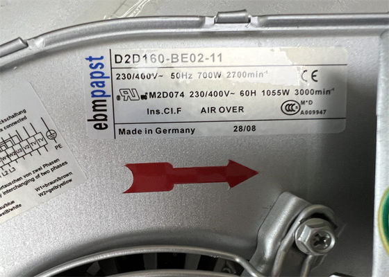 Assemblée centrifuge D2D160-BE02-11 de ventilateur d'ABB pour l'inverseur ACS800