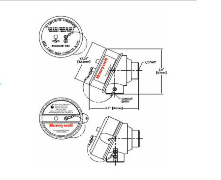 Modèles STT820, STT830, STT840 de la température de la série STT800 de Honeywell STT 3000
