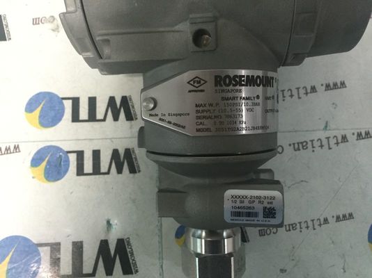 Transmetteur de pression intégré de 3051TG2A2B21A Rosemount 3051T -14,7 à 150PSI