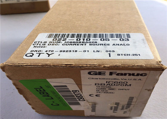 BLOC ANALOGUE de GÉNIE de PLC Digital GE FANUC IC660BBA100 I O de la SÉRIE 90-30 de GE FANUC
