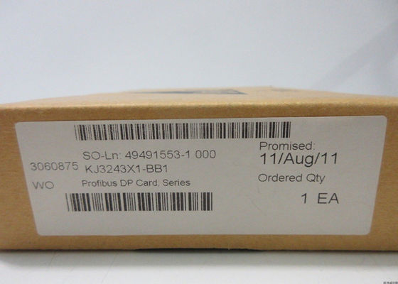 CARTE D'INTERFACE DE DP DU PROCESSUS KJ3243X1-BB1 VE4022 PROFIBUS D'EMERSON DELTAV
