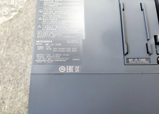 Mitsubishi 3 amplificateur servo de moteur du conducteur MR-J3-700B 7KW à C.A. de phase dans le système de contrôle