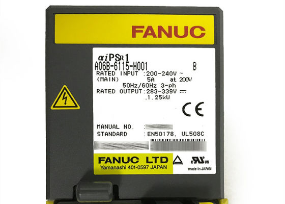 Module d'alimentation d'énergie servo de commande numérique par ordinateur de l'amplificateur A06B-6115-H001 à C.A. de Fanuc de pièces industrielles de robotique PSMR-1I