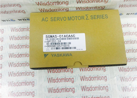 Moteur servo industriel 100W 200V 0.91A de moteur de SGMAS-01ACA6C Yaskawa