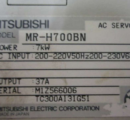 Le servo industriel de MR-H700BN conduit la série de Mitsubishi MELSERVO-H