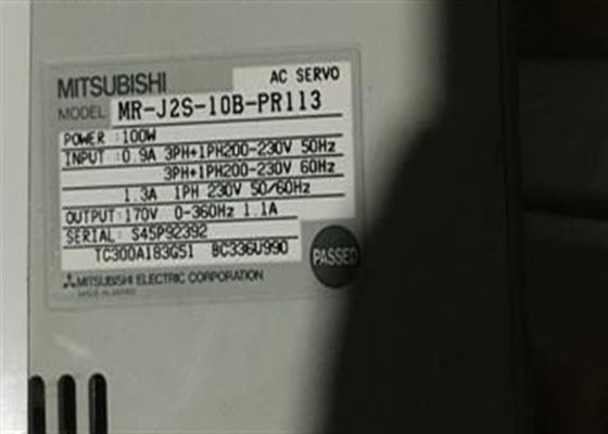 Amplificateur servo MELSERVO MR-J2S à C.A. de MR-J2S-10B-PR113 Mitsubishi