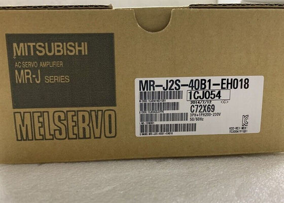 Le servo industriel d'amplificateur servo à C.A. de MR-J2S-40B1-EH018 Mitsubishi conduit 400w