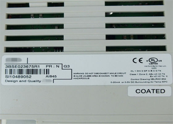 Le nouveau module 3BSE023675R1 AI845 d'ABB I O entrée analogique. 1x8ch superflu ou simple. CERF