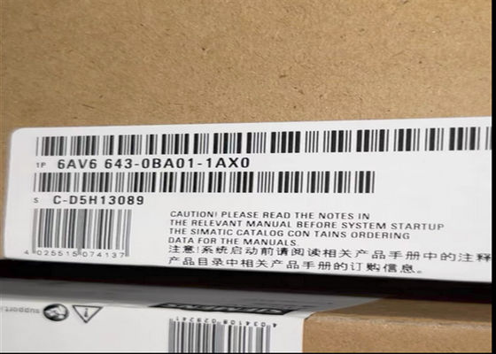 Couleur du panneau d'opérateur d'écran tactile de Siemens 6AV6 643-0BA01-1AX0 HMI 6