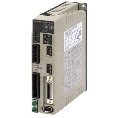Le servo de série d'OMRON R88D-GN01H-ML2 conduisent 1~ 200 VCA MECHATROLINK II a intégré 100 W