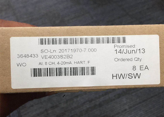 EMERSON DELTAV ENTRÉE ANALOGIQUE LE CERF F de la CARTE VE4003S2B2 8 ch 4-20mA NOUVEAU sans BLOC