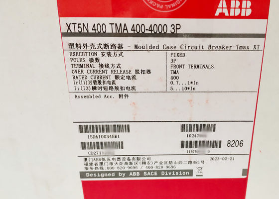 XT5N 400 TMA 400-4000 3p F F 1SDA100345R1 a moulé les disjoncteurs TMAX XT de cas