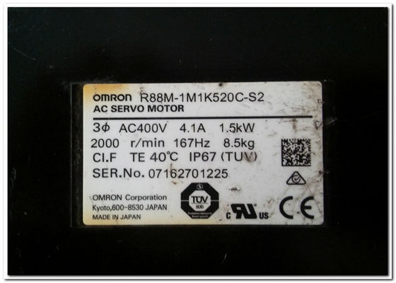 INERTIE MOYENNE DU SERVOMOTEUR 1S-SERIES DE MITSUBISHI R88M-1M1K520C-S2 1,5 KILOWATTS 2000 R/MIN