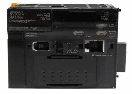 UNITÉ d'unité centrale de traitement d'Omron CJ2M-CPU33 avec l'entrée-sortie INTÉGRÉE du SUPPORT 40 d'EXPANSION de la FENTE 3 de CONSEIL d'OPTION d'ETHERNET/IP