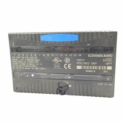 LOGIQUE de C.C POSITIVE/NEGATIVE du MODULE d'ENTRÉE de GE IC200MDL640 VERSAMAX 24V 16 POINTS DISCRETS