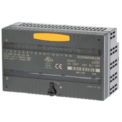 LE CONNECTEUR LOCAL DU TRANSPORTEUR VERSAMAX D'ENTRÉE-SORTIE DE GE IC200CHS003 DÉNOMMENT LE TYPE INTÉGRÉ ORIENTATION VERTICALE