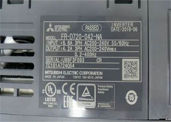 INVERSEUR D'ENTRAÎNEMENT DE MITSUBISHI FR-D720-042-NA 1 C.A. 50/60HZ DE LA PHASE 200-240 V