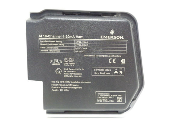 Emerson DeltaV entrée analogique le CERF SE4003S2B6 de la Manche KJ3223X1-BK1 12P4706X022 de la carte 16