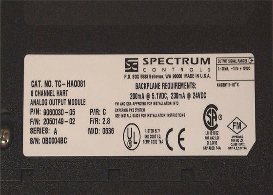 CERF de TC-HAO081 Honeywell ControlLogix 8-Channwl SORTIE la série A de MODULE