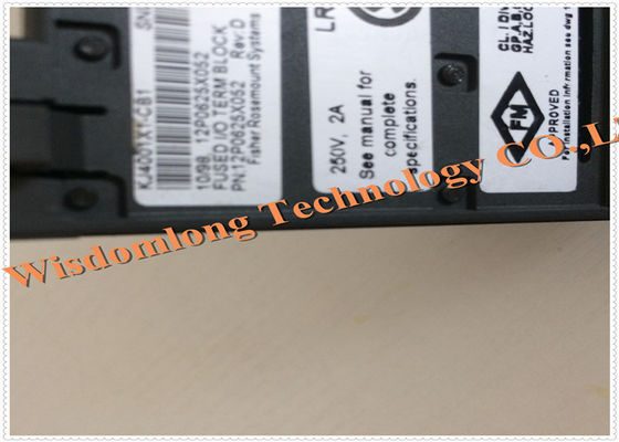 TB d'entrée-sortie du module superflu KJ4001X1-CB1 12P0625X052 d'alimentation d'énergie de DeltaV