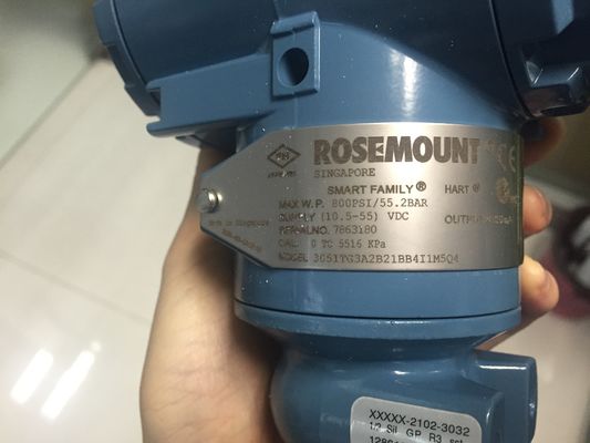 Transmetteur de pression de Rosemount 3051 3051TG3A2B21BB4I1M5Q4 0-5516KPA