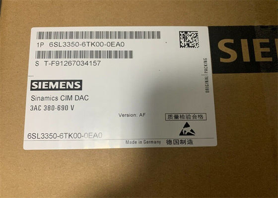 Module d'alimentation d'énergie superflu de module d'interface de contrôle de pièce de rechange de 6SL3350-6TK00-0EA0 Siemens SINAMICS