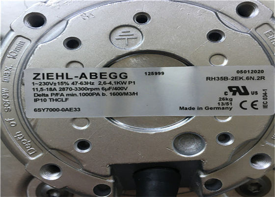 Ventilateur de fan radial de 6SY7000-0AB30 Ziehl-abegg 4100W 230VAC Siemens SINAMICS