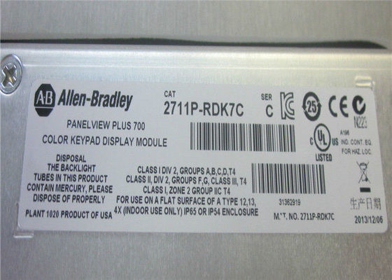 Écran tactile Panelview de 2711P-RDK7C ab HMI plus le module d'affichage de clavier numérique de 700 couleurs