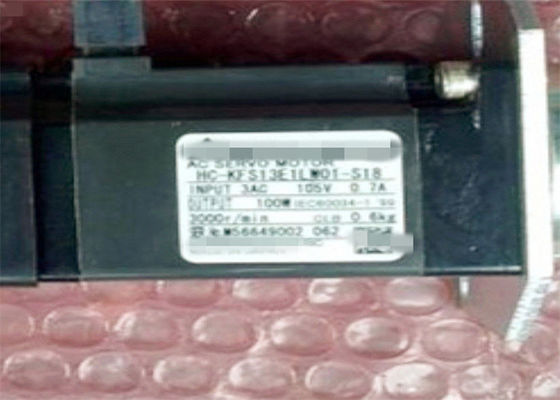 NOUVEAU moteur servo industriel HC-KFS13E1LW01-S18 3AC 105V 0.7A de Mitsubishi 100W
