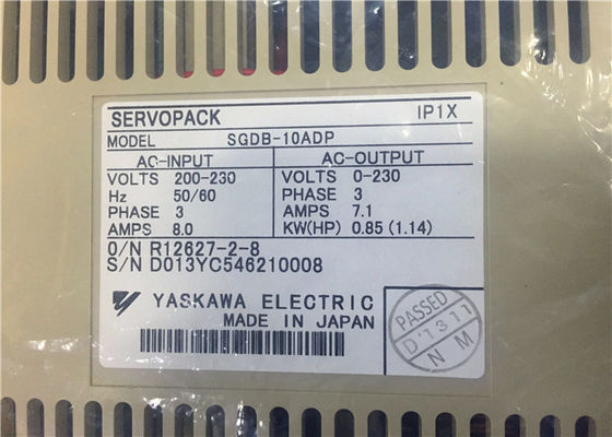Le servo industriel de YASKAWA SGDB-10ADP 50/60HZ SERVOPACK conduit 850W