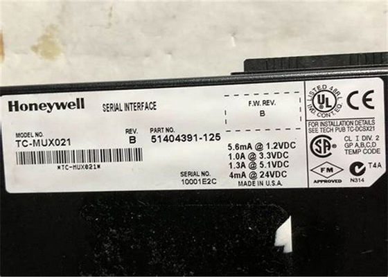 MODULE D'INTERFACE DE HONEYWELL TC-MUX021 1.0/1.3AMP PÉRIODIQUE 5.6MA 24VDC