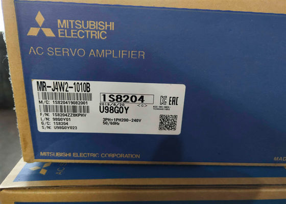 Le servo industriel de MR-J4W2-1010B Mitsubishi conduit l'amplificateur servo MELSERVO J4